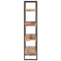 Miniatyrbillede 3 af 11: vidaXL Bogreol/reol med 4 hylder 160x40x180 cm massivt genbrugstræ change