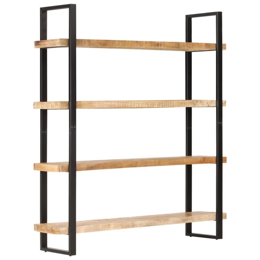 vidaXL bogreol med 4 hylder 160x40x180 cm ru mangotræ