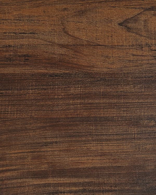 Reol Mørkt Træ Sort Metal 150 x 25 x 47 cm Dekorativ Bogreol Opbevaring med 5 Hylder Etage Åben Ryg Industriel Design Stue Kontor Indretning