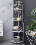 Miniatyrbild 4 av 10: Trädgård Trädgårdshylla Vit Inomhus Utomhushyllor för Växter