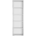 Miniatyrbillede 4 af 7: Bogreol Lexi 5 rum 60x30x190cm - hvid
