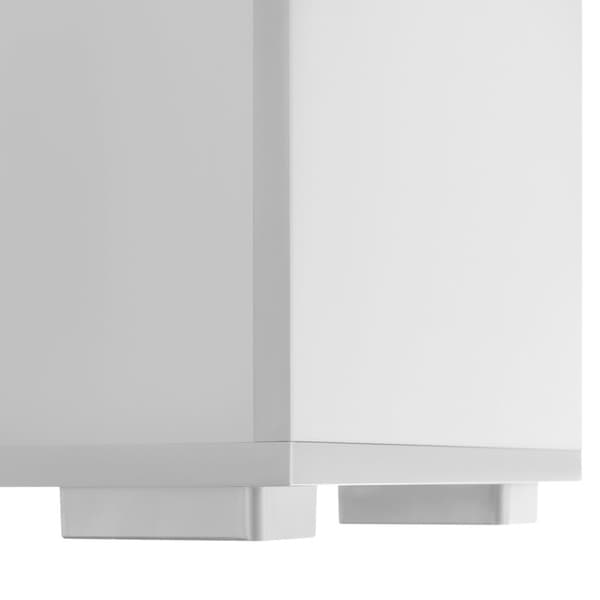 Bogreol Lexi 5 rum 60x30x190cm - hvid