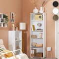 Miniatyrbillede 2 af 7: Bogreol Lexi 5 rum 60x30x190cm - hvid