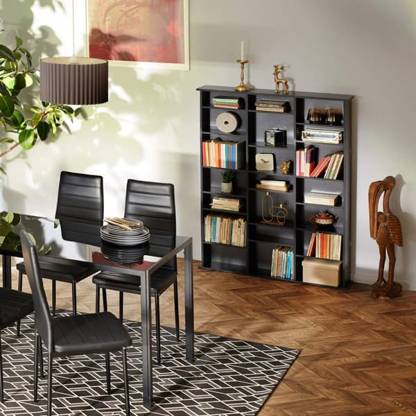 Reol Stevie 105,5x19x136,5cm - Lys træ, egetræ Sonoma
