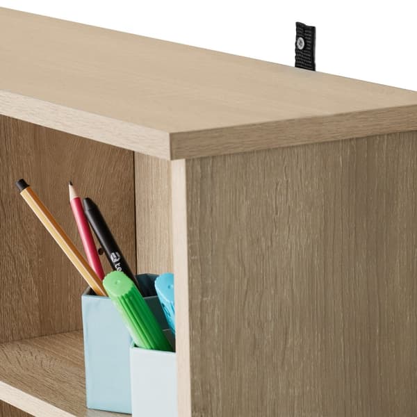 Reol Stevie 105,5x19x136,5cm - Lys træ, egetræ Sonoma