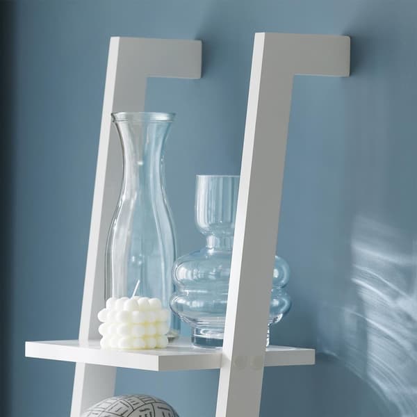 SoBuy Bokhylla med 4 hyllor, Brickhylla, vit, FRG15-W