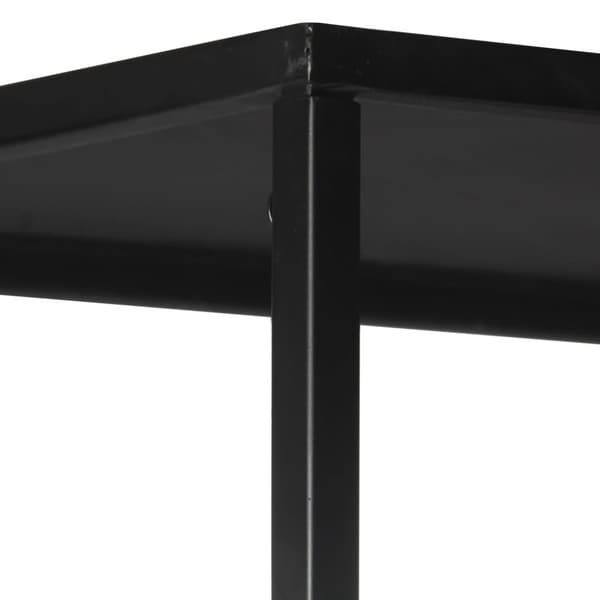 vidaXL bogreol 80x35x180 cm ru mangotræ og jern