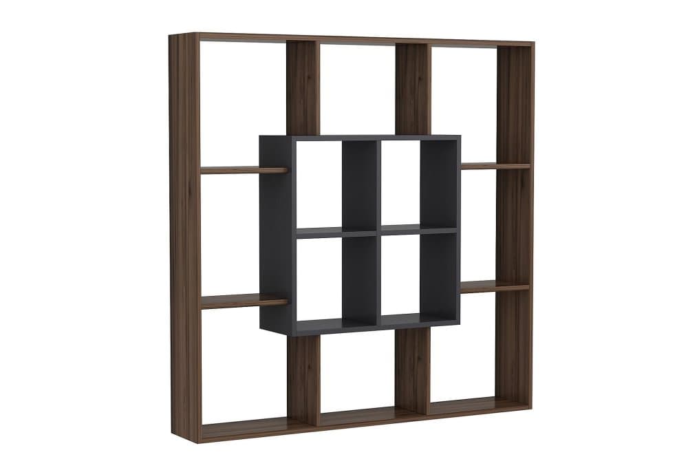 LEEF Bokhylla Brun/Svart