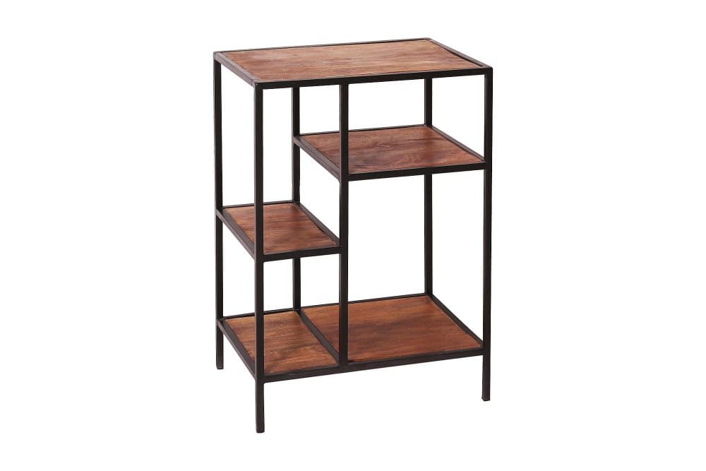 RIPONEL Hylla Svart/Trä/Natur