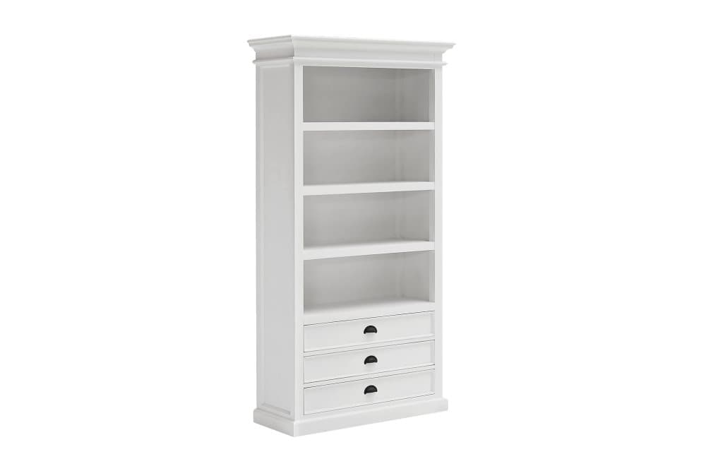 PLATI Bokhylla 100 Vit Mahogny
