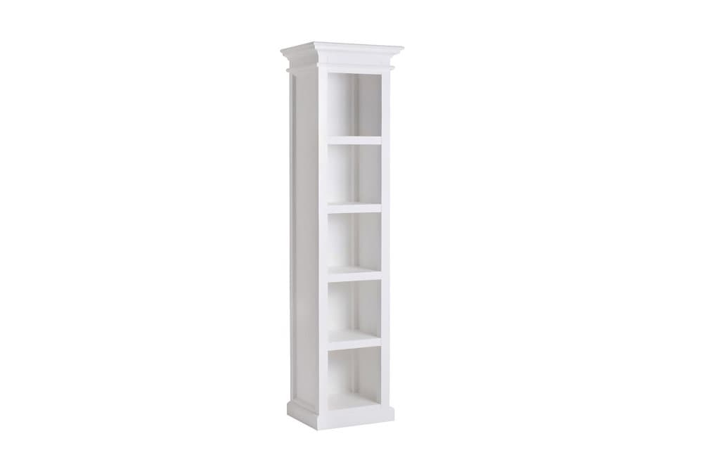 PLATI Bokhylla 50 Vit Mahogny