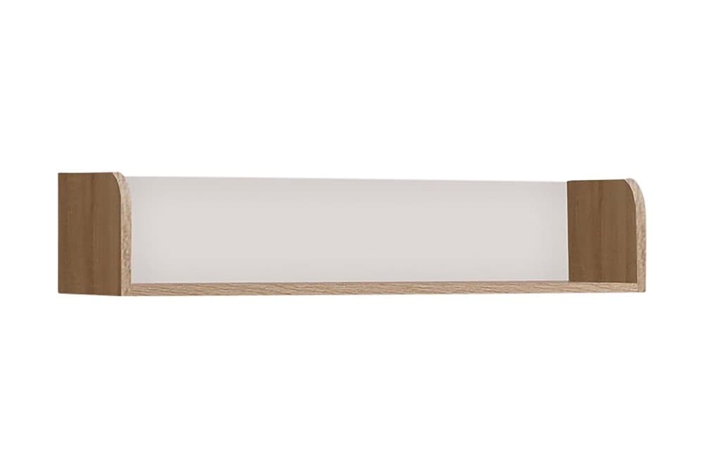 PURLPIT Vägghylla 80x18 cm Brun/Vit
