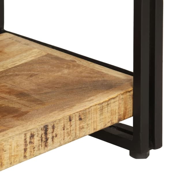 vidaXL bogreol m. 3 hylder 140x30x80 cm massivt mangotræ