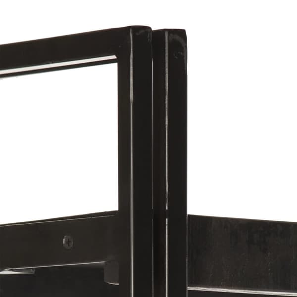 vidaXL bogreol m. 3 hylder 40x30x80 cm massivt mangotræ sort
