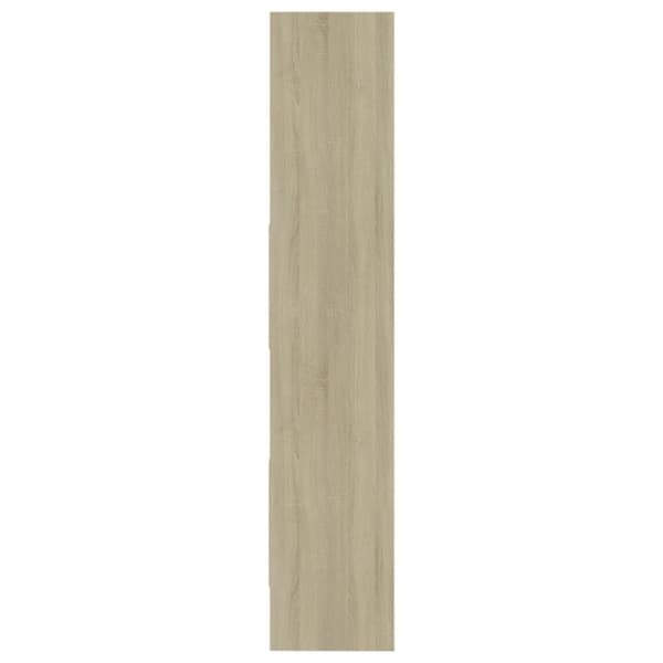 vidaXL bogskab 40x35x180 cm spånplade sonoma-eg