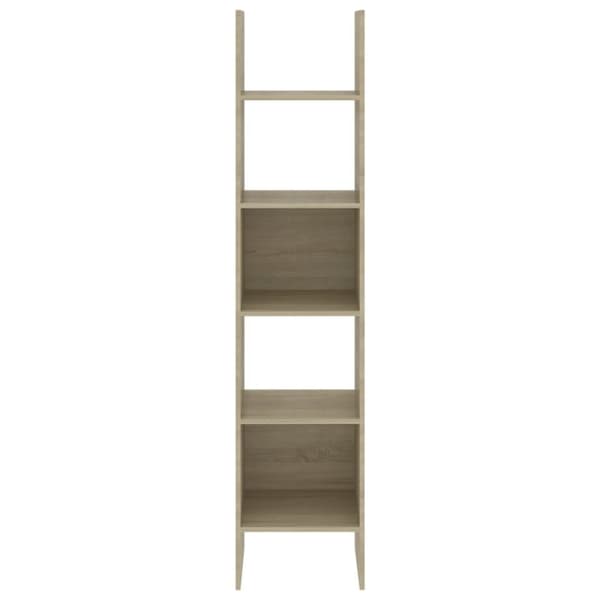 vidaXL bogskab 40x35x180 cm spånplade sonoma-eg