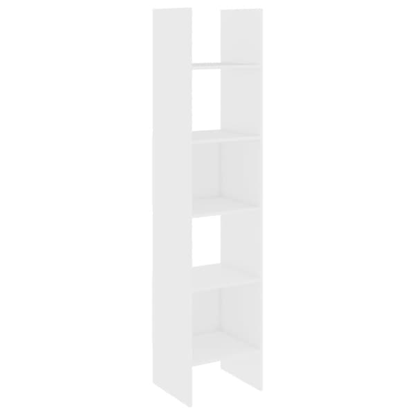 vidaXL bogskab 40x35x180 cm spånplade hvid