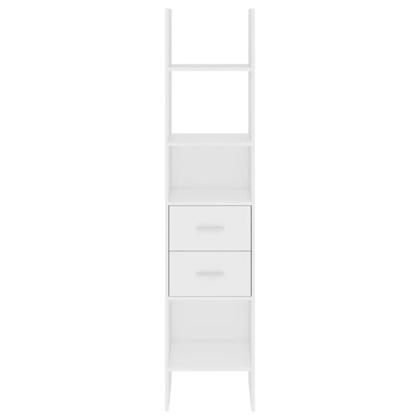 vidaXL bogskab 40x35x180 cm spånplade hvid