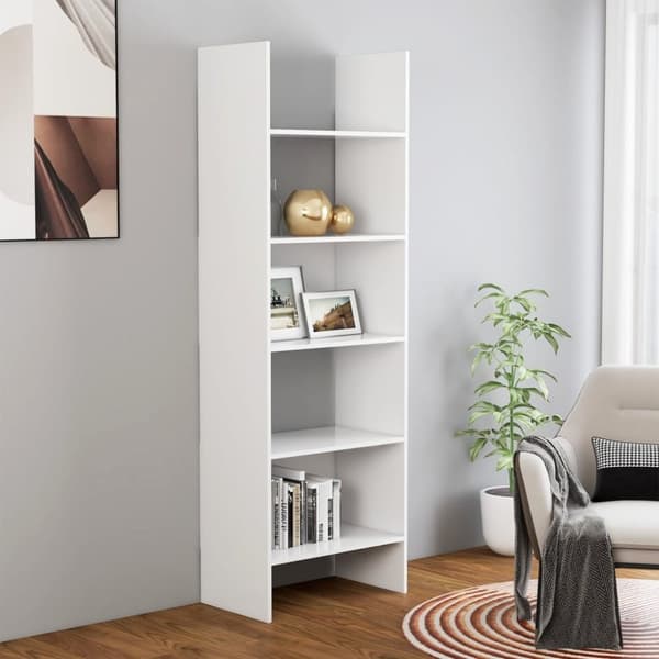 vidaXL bogreol 60x35x180 cm spånplade hvid
