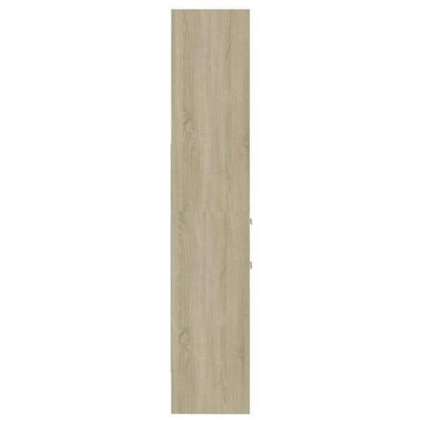 vidaXL Bokhylla sonoma-ek 40x35x180 cm konstruerat trä