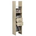 Miniatyrbillede 6 af 8: vidaXL bogskab 40x35x180 cm spånplade sonoma-eg