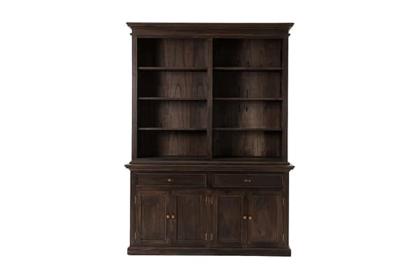 Kirjahylly Halifax Mindi 160x50 cm Musta