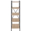Miniatyrbillede 3 af 10: Reol Manchester 47,5 x 34,5 x 151,5 cm - Industrielt lyst træ, egetræ Sonoma