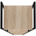 Miniatyrbillede 4 af 10: Reol Manchester 47,5 x 34,5 x 151,5 cm - Industrielt lyst træ, egetræ Sonoma
