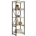Miniatyrbillede 1 af 10: Reol Manchester 47,5 x 34,5 x 151,5 cm - Industrielt lyst træ, egetræ Sonoma