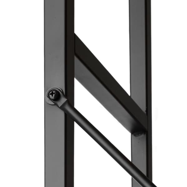 Stigereol Liverpool 61,5 x 36,5 x 150 cm - Industrielt mørkt træ, rustikt
