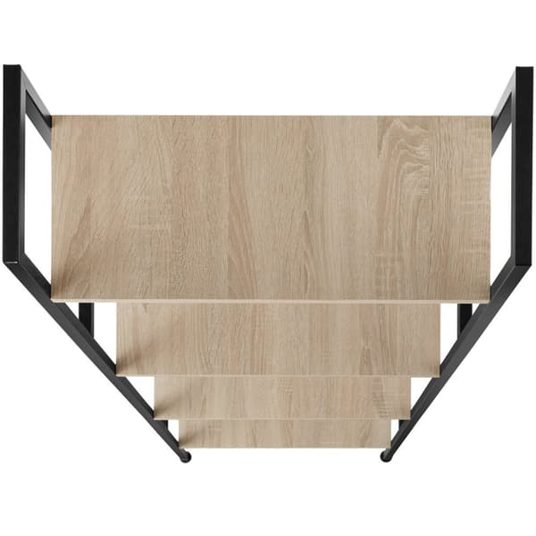 Stigereol Liverpool 61,5 x 36,5 x 150 cm - Industrielt lyst træ, egetræ Sonoma