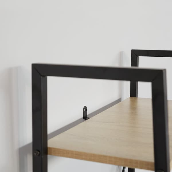 Stigereol Liverpool 61,5 x 36,5 x 150 cm - Industrielt lyst træ, egetræ Sonoma