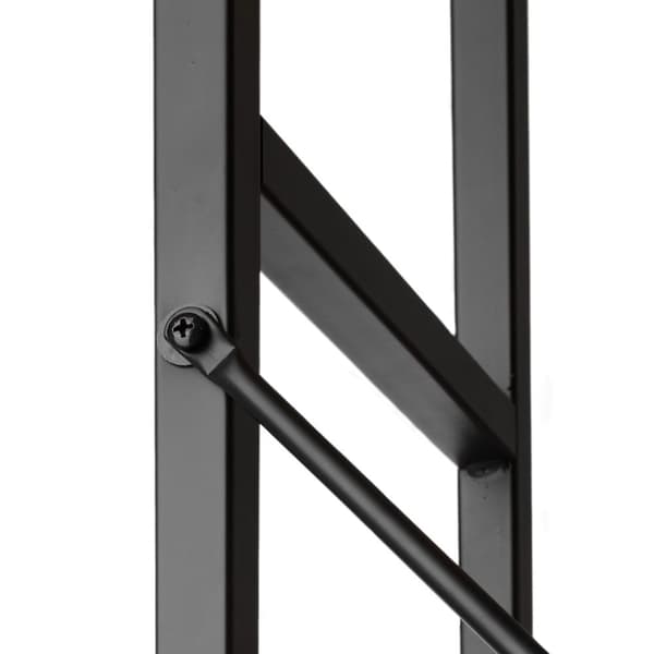 Newcastle stigereol 57,5 x 35,5 x 139 cm - Industrielt mørkt træ, rustikt
