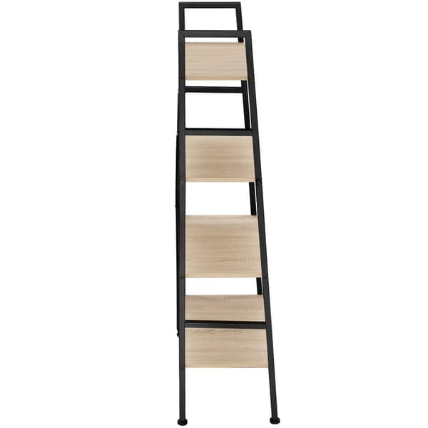 Newcastle stigereol 57,5 x 35,5 x 139 cm - Industrielt lyst træ, egetræ Sonoma