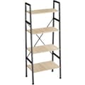 Miniatyrbillede 1 af 10: Newcastle stigereol 57,5 x 35,5 x 139 cm - Industrielt lyst træ, egetræ Sonoma