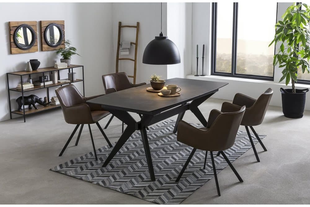 RIPONEL Hylla Svart/Trä/Natur