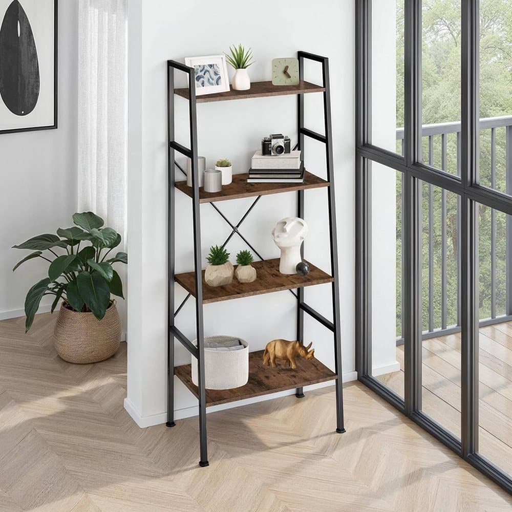 Hylla Liverpool - Industriellt mörkt trä