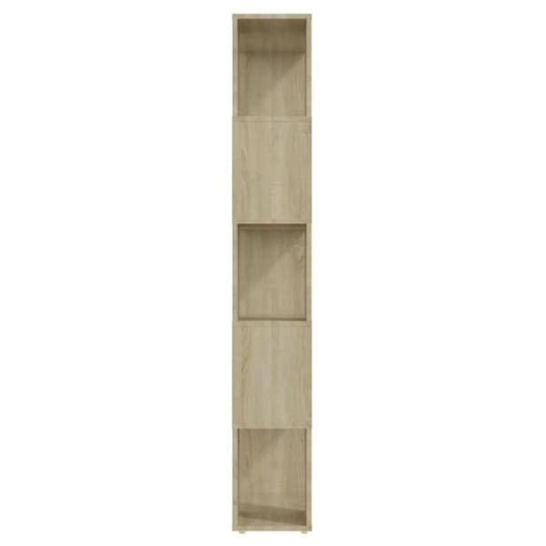 vidaXL bogskab/rumdeler 60x24x155 cm spånplade sonoma-eg