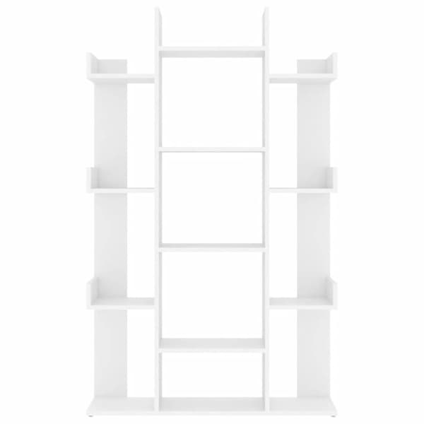 vidaXL bogreol 86x25,5x140 cm spånplade hvid