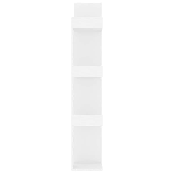 vidaXL bogreol 86x25,5x140 cm spånplade hvid