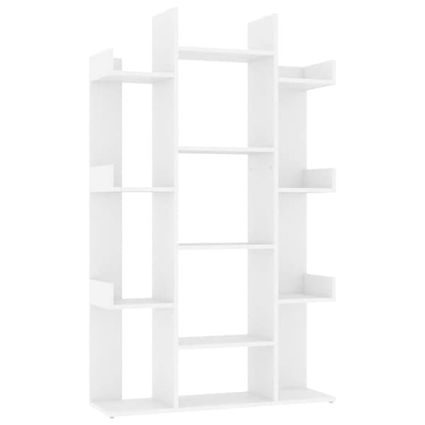 vidaXL bogreol 86x25,5x140 cm spånplade hvid