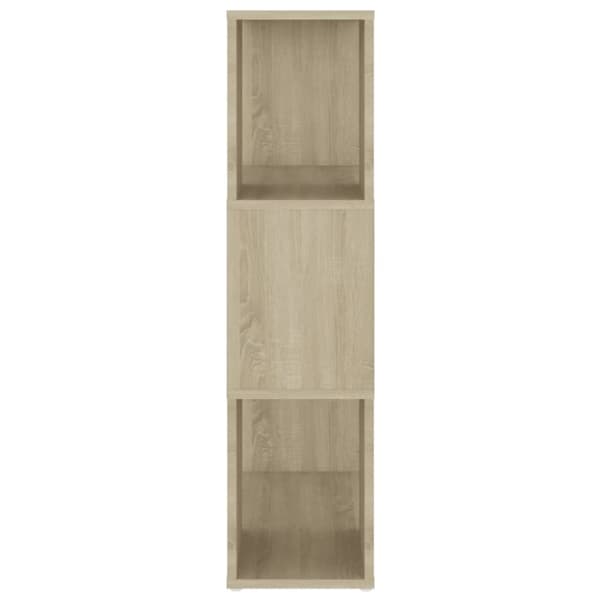 vidaXL Kirjahylly/tilanjakaja Sonoma-tammi 60x24x94 cm lastulevy