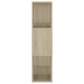 Pikkukuva 6 / 8: vidaXL Kirjahylly/tilanjakaja Sonoma-tammi 60x24x94 cm lastulevy