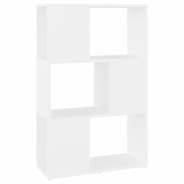 vidaXL bogreol/rumdeler 60x24x94 cm konstrueret træ hvid