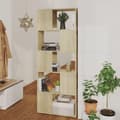 Miniatyrbilde 8 av 8: vidaXL Bokhylle/romdeler sonoma eik 60x24x155 cm