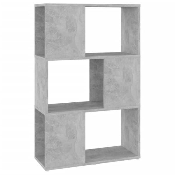 vidaXL bogreol/rumdeler 60x24x94 cm konstrueret træ betongrå
