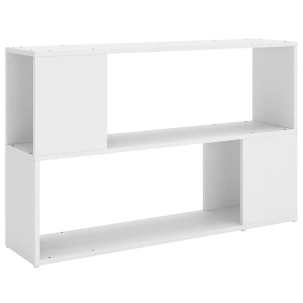 vidaXL Bokhylla vit 100x24x63 cm spånskiva