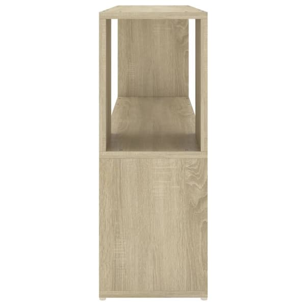 vidaXL Bokhylle sonoma eik 100x24x63 cm sponplate