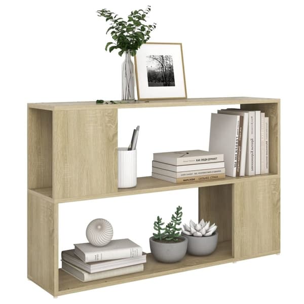 vidaXL Bokhylle sonoma eik 100x24x63 cm sponplate