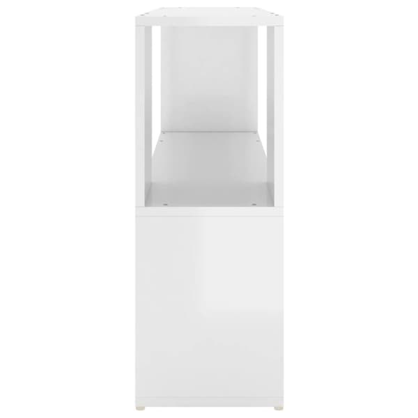 vidaXL bogreol 100x24x63 cm spånplade hvid højglans